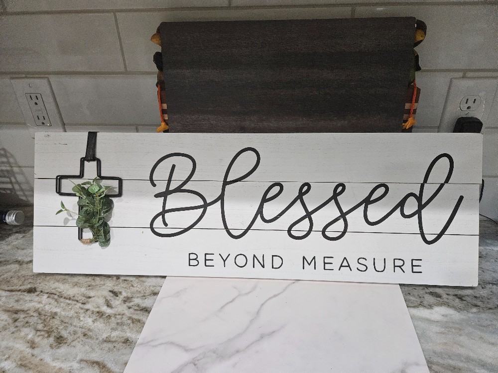 Blessed wall decor