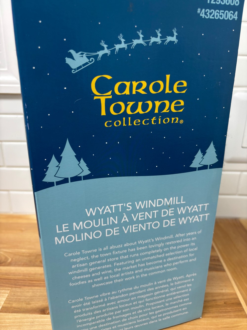 Wyatt's Windmill Carole Towne 2019 Animated LED Christmas Village Building Lemax