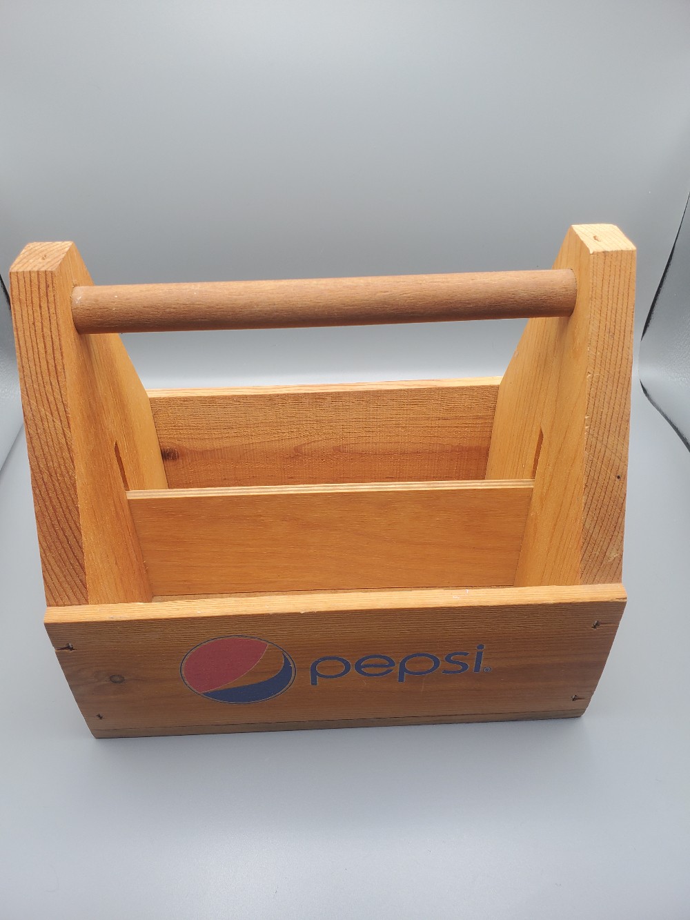 Wooden Pepsi Crate Bottle Holder
