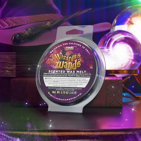 NEW!  Magic Candle Company wax melt:  Wizards & Wands