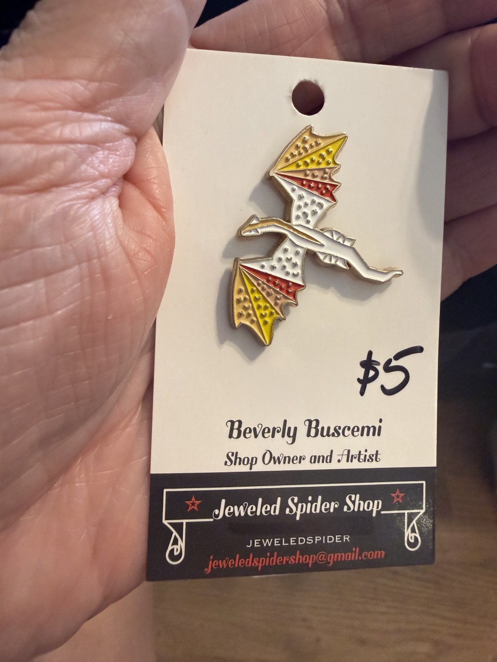 Enamel Dragon Pin