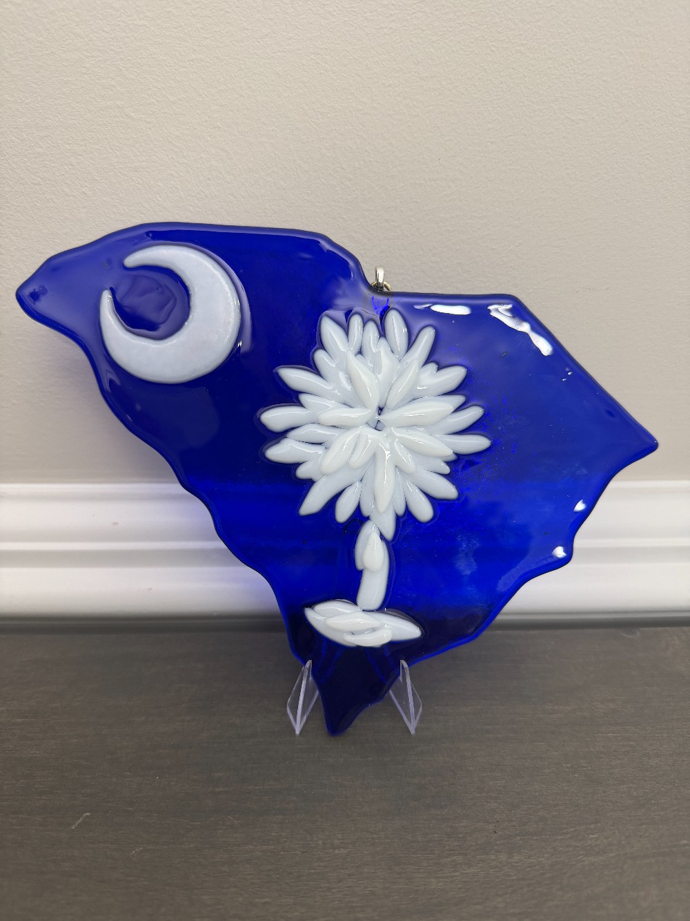 South Carolina Fused Glass Suncatcher