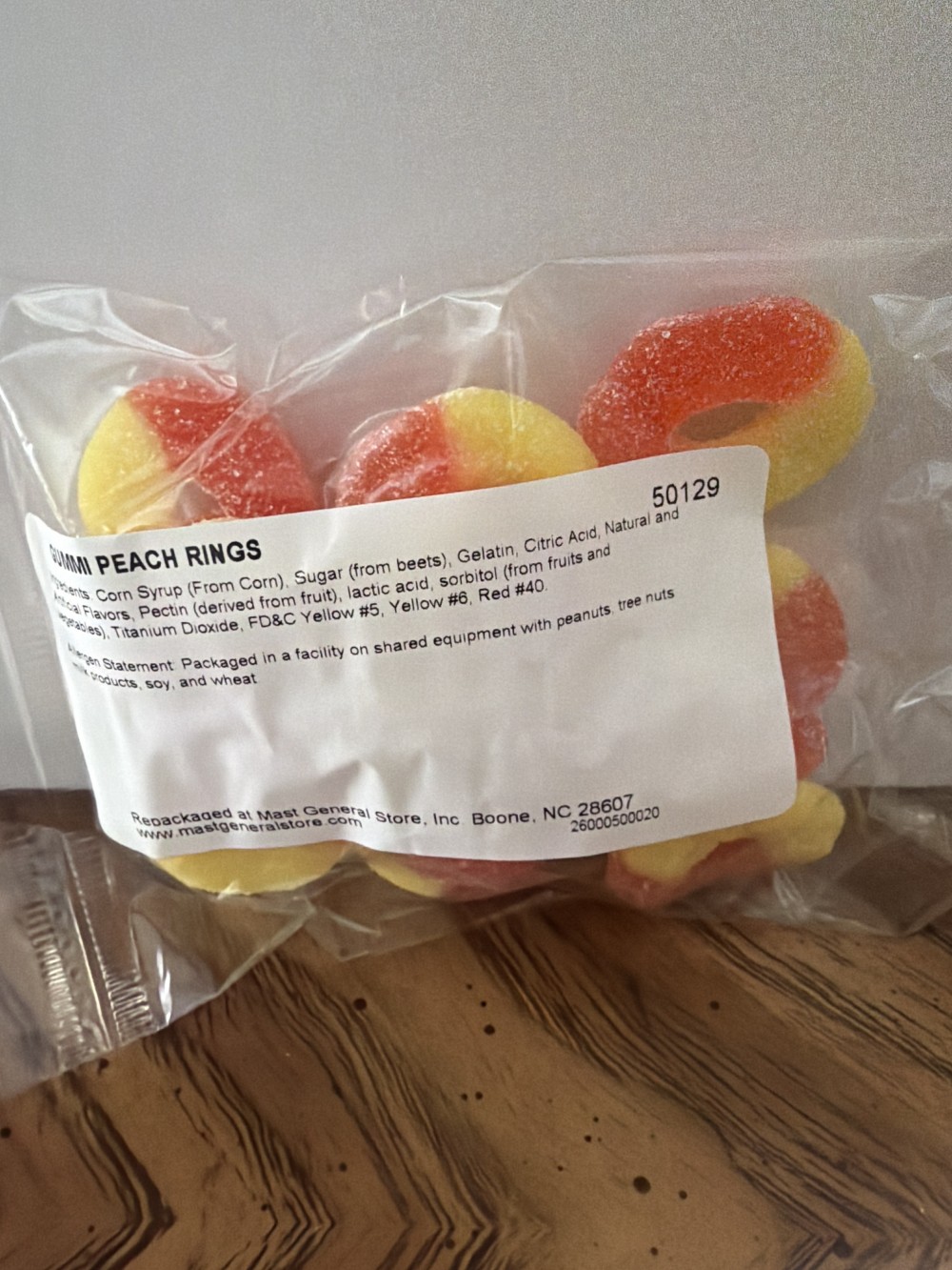 Gummi Peach Rings