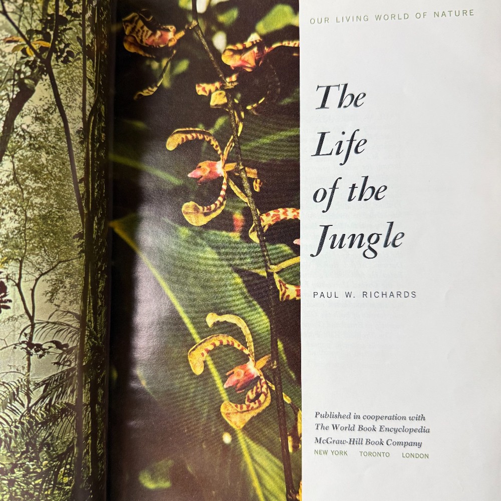 The Life of the Jungle Green Hardcover Book Paul Richards 1970