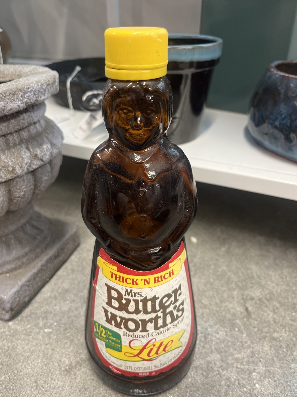 Vtg Mrs. Butterworth’s glass bottle