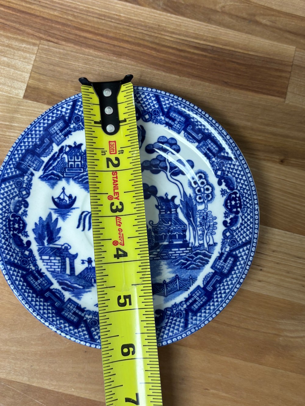 Blue Willow Fruit Dessert Bowls Set of 4 Japan 6 Inch Blue White Transferware