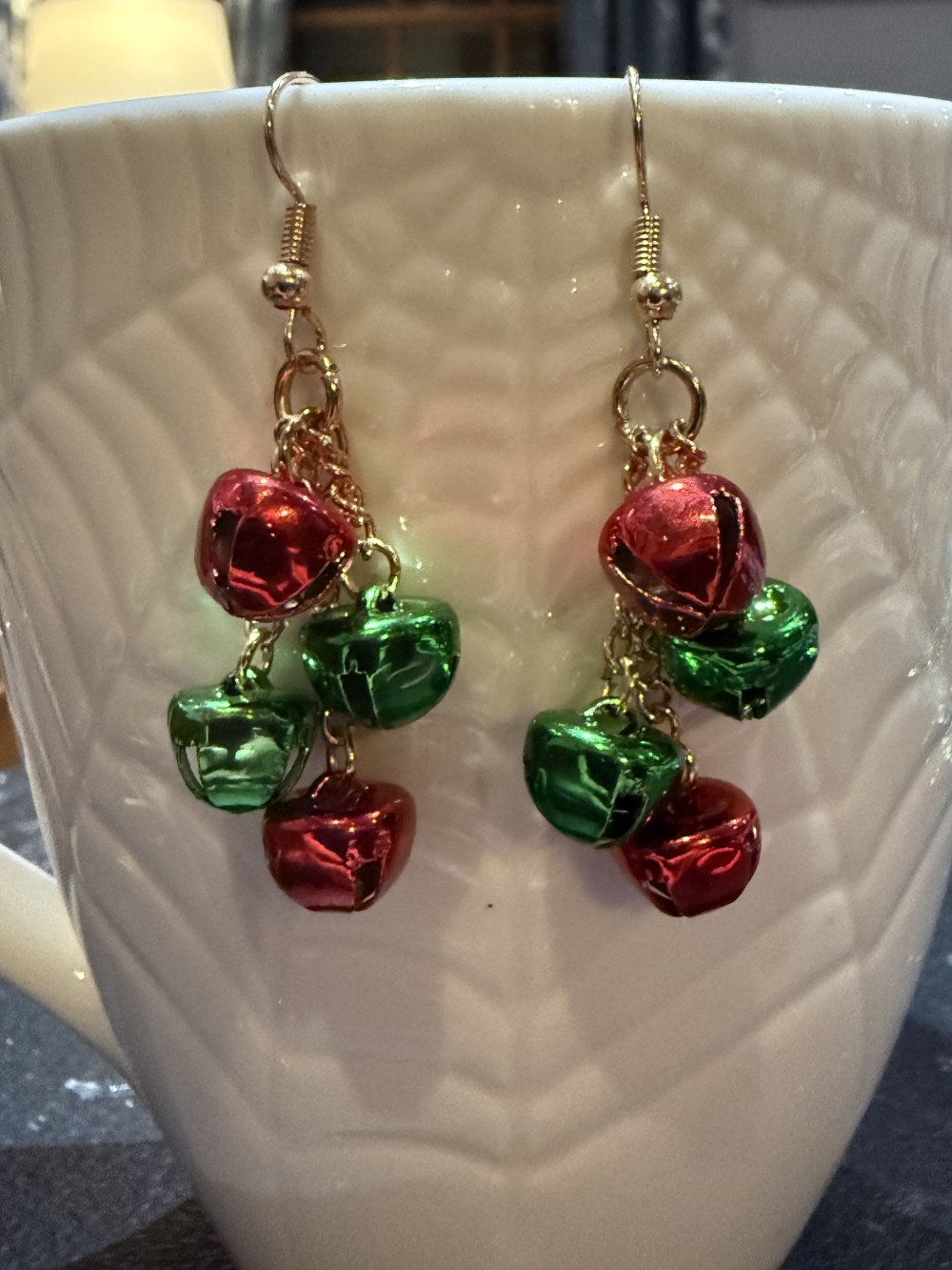 Earrings - Christmas Jingle Bells - Four