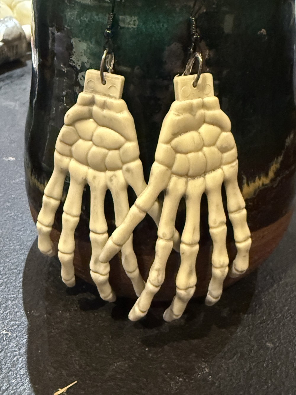 Earrings - Skeleton Hands