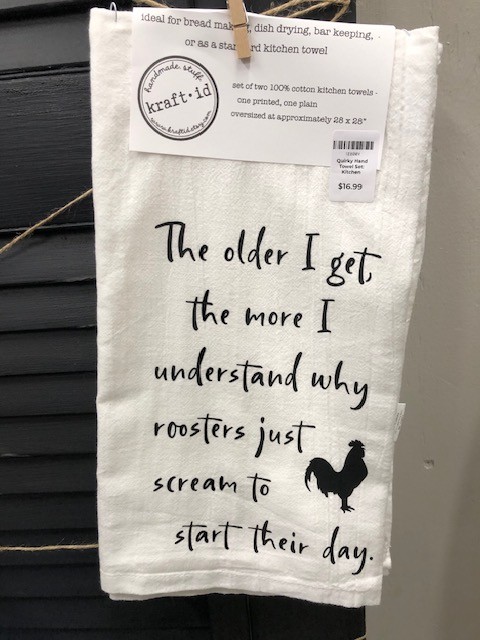 Quirky Hand Towel :  K14