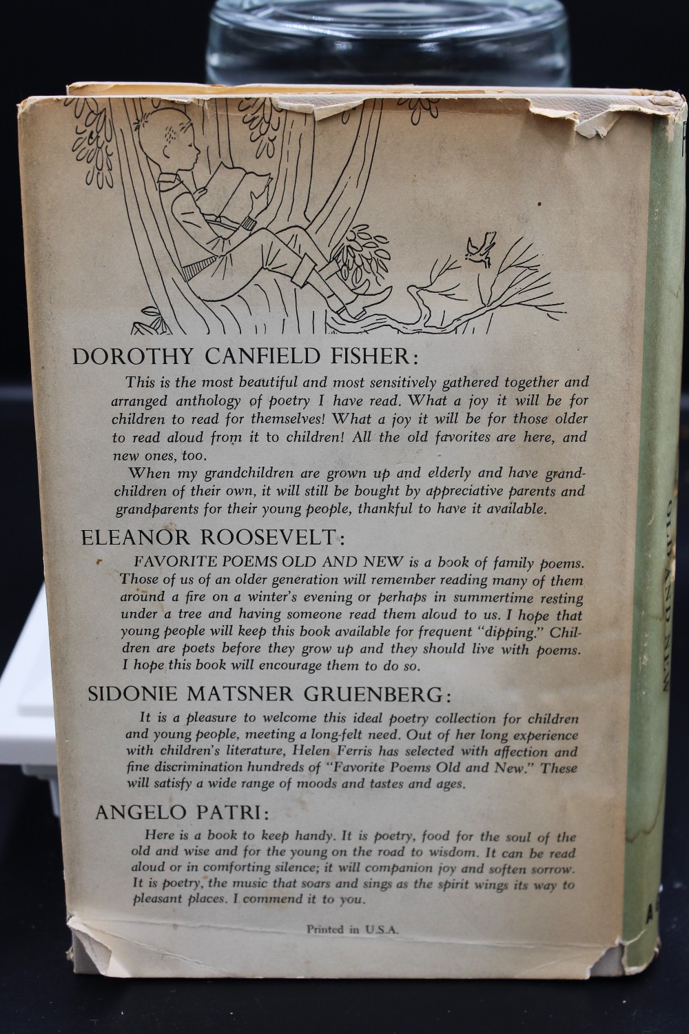 Hardcover vtg 1957 FAVORITE POEMS OLD AND NEW