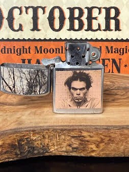 Altered Continental Cig Lighter Halloween Decor Vintage Lighter