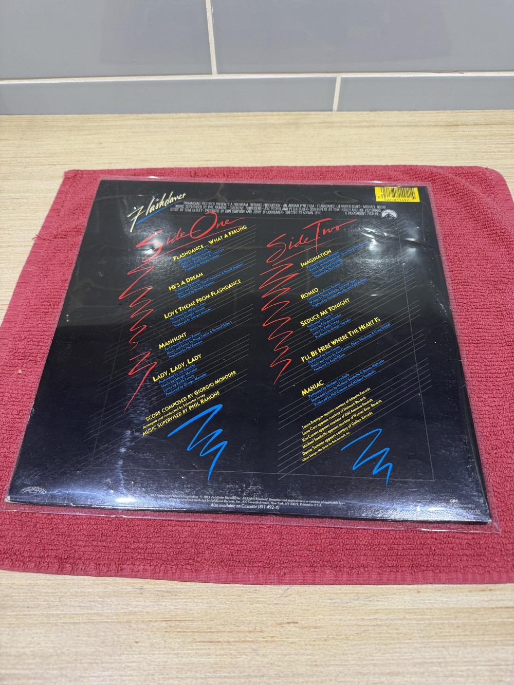 Flashdance Original Motion Picture Soundtrack Vinyl