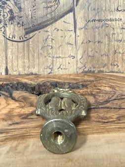 Early 1900s Brass Love  Birds Finial Lamp Accessory