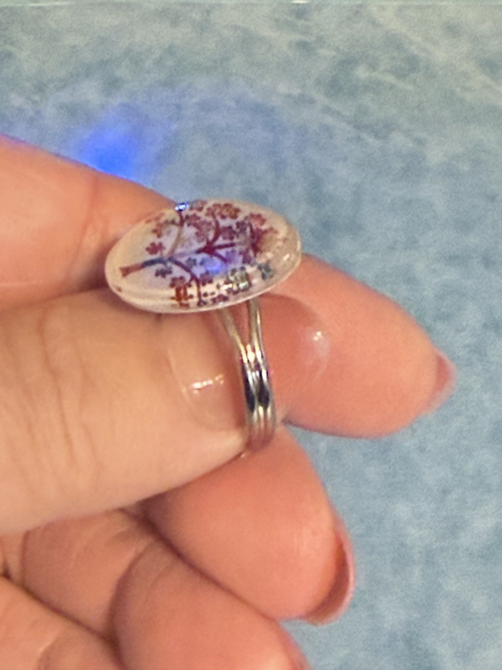 Adjustable Ring - Tree of Life Mulricolored