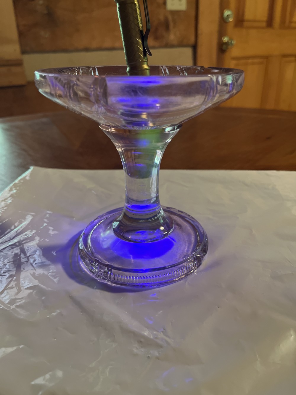 1890s Amethyst Glass compote