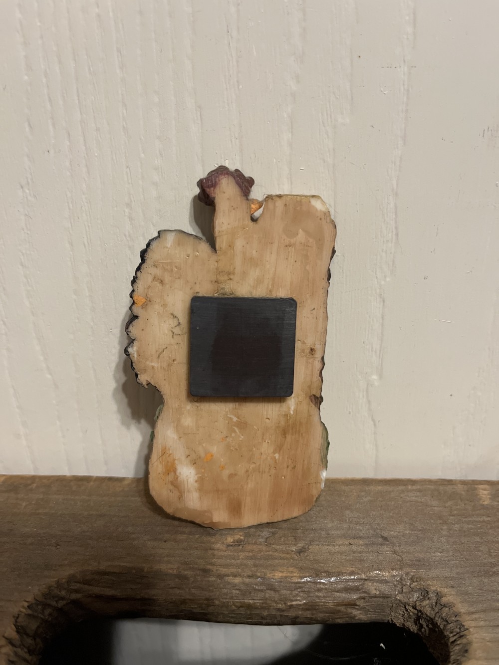 Vtg Rooster thermometer magnet