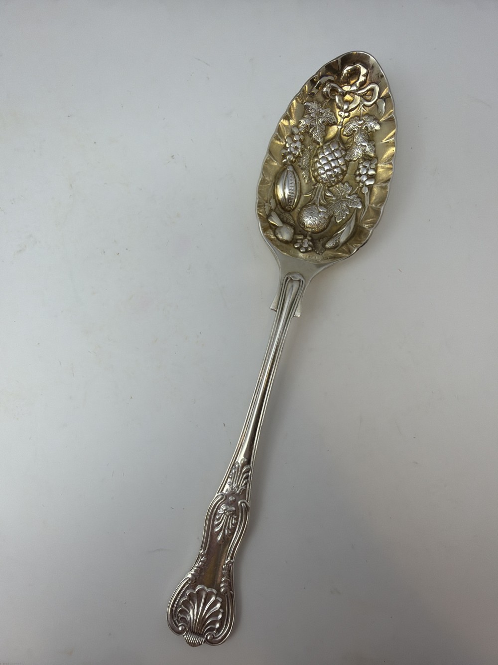 Vtg Silverplate Serving Spoon