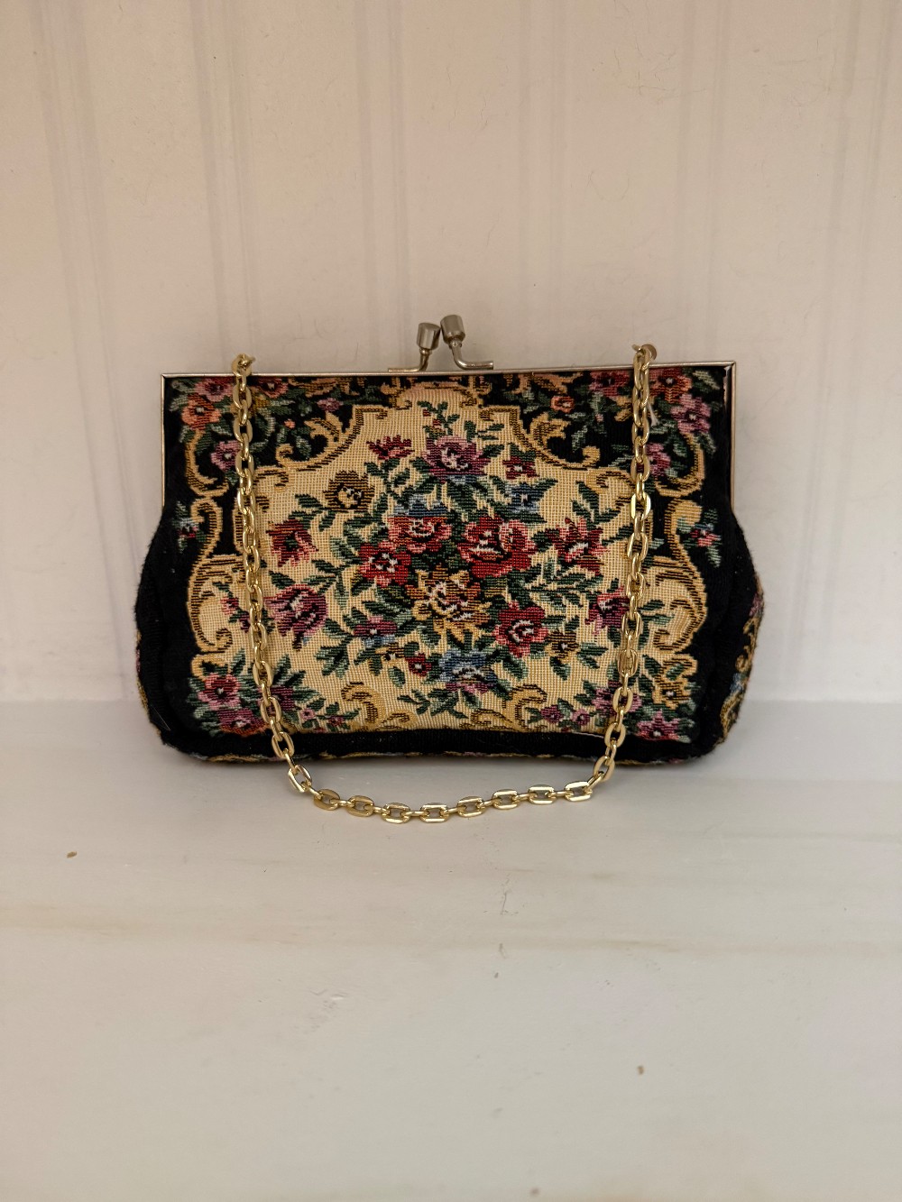Vintage Tapestry Purse