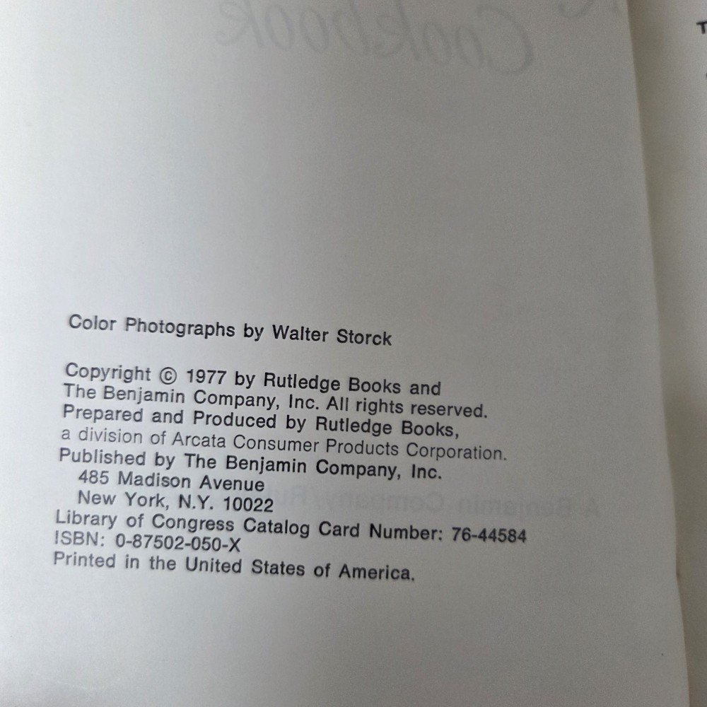 Vintage 1977 Knox Gelatin Cookbook