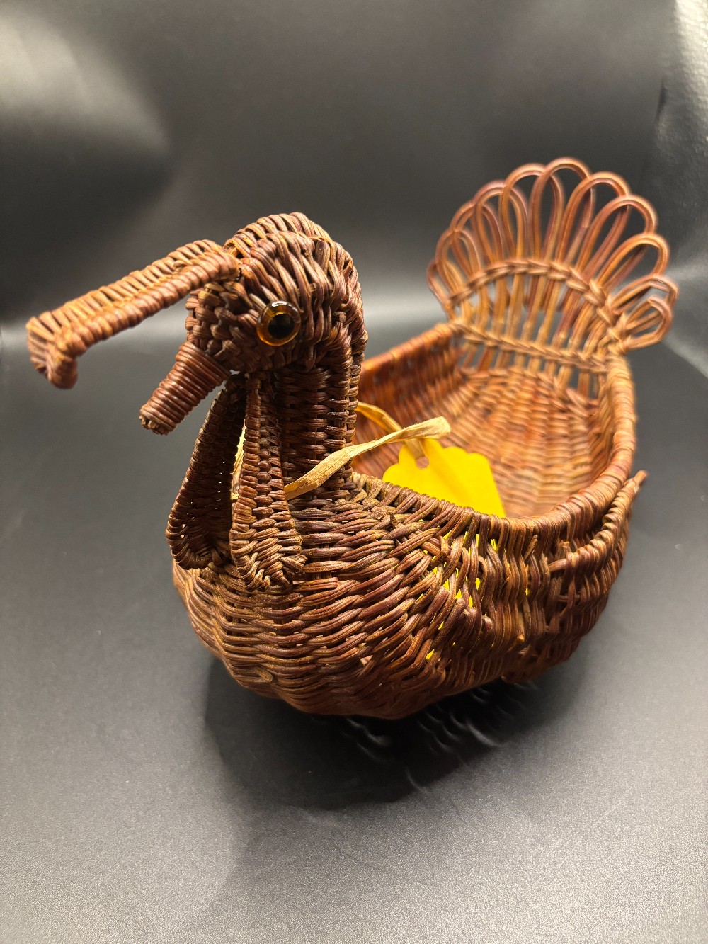 Thanksgiving decor basket turkey vintage FTD Florists