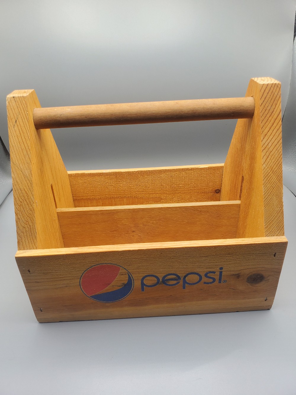 Wooden Pepsi Crate Bottle Holder