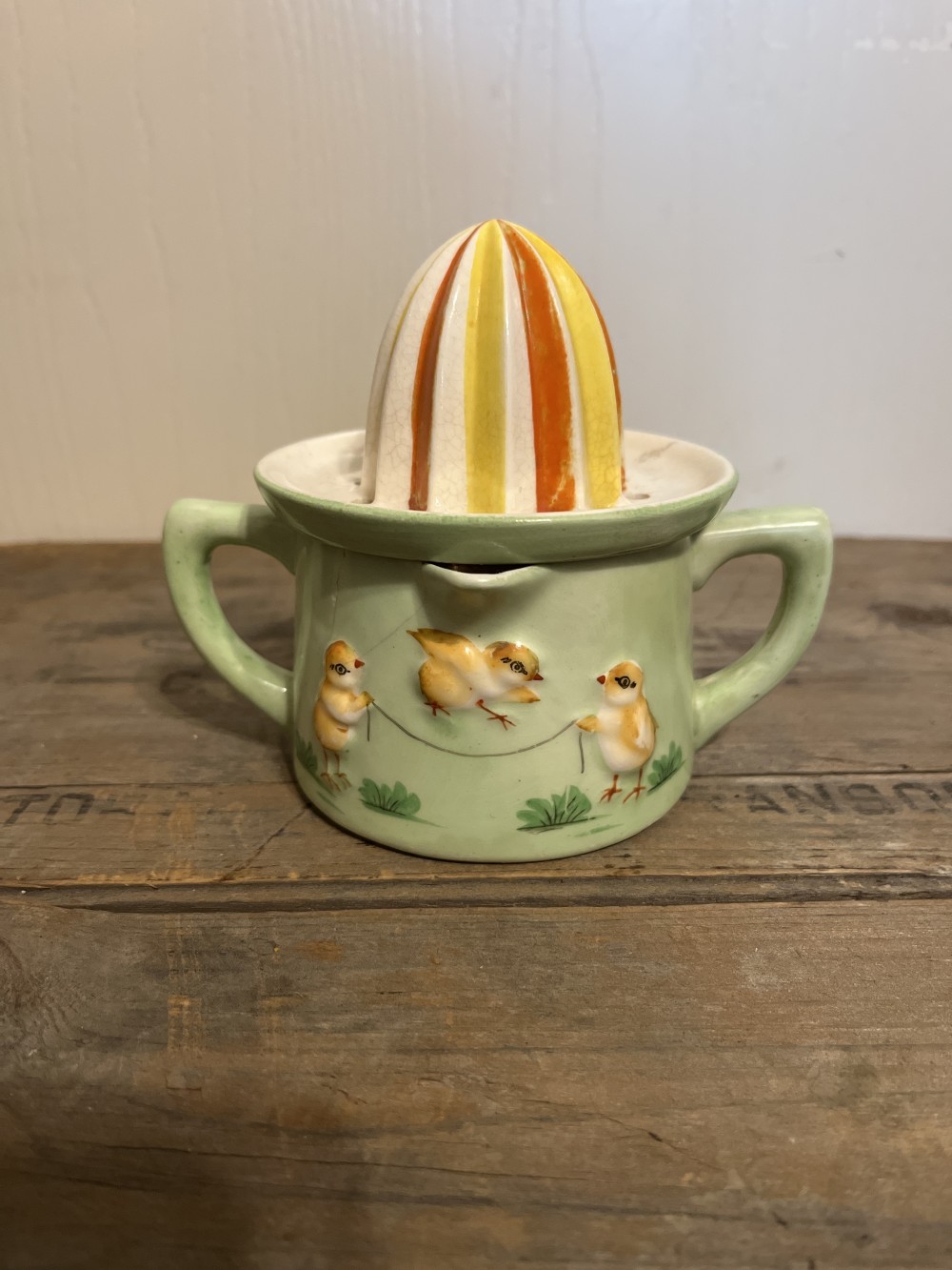 1940s 2-pc child’s juicer - as found