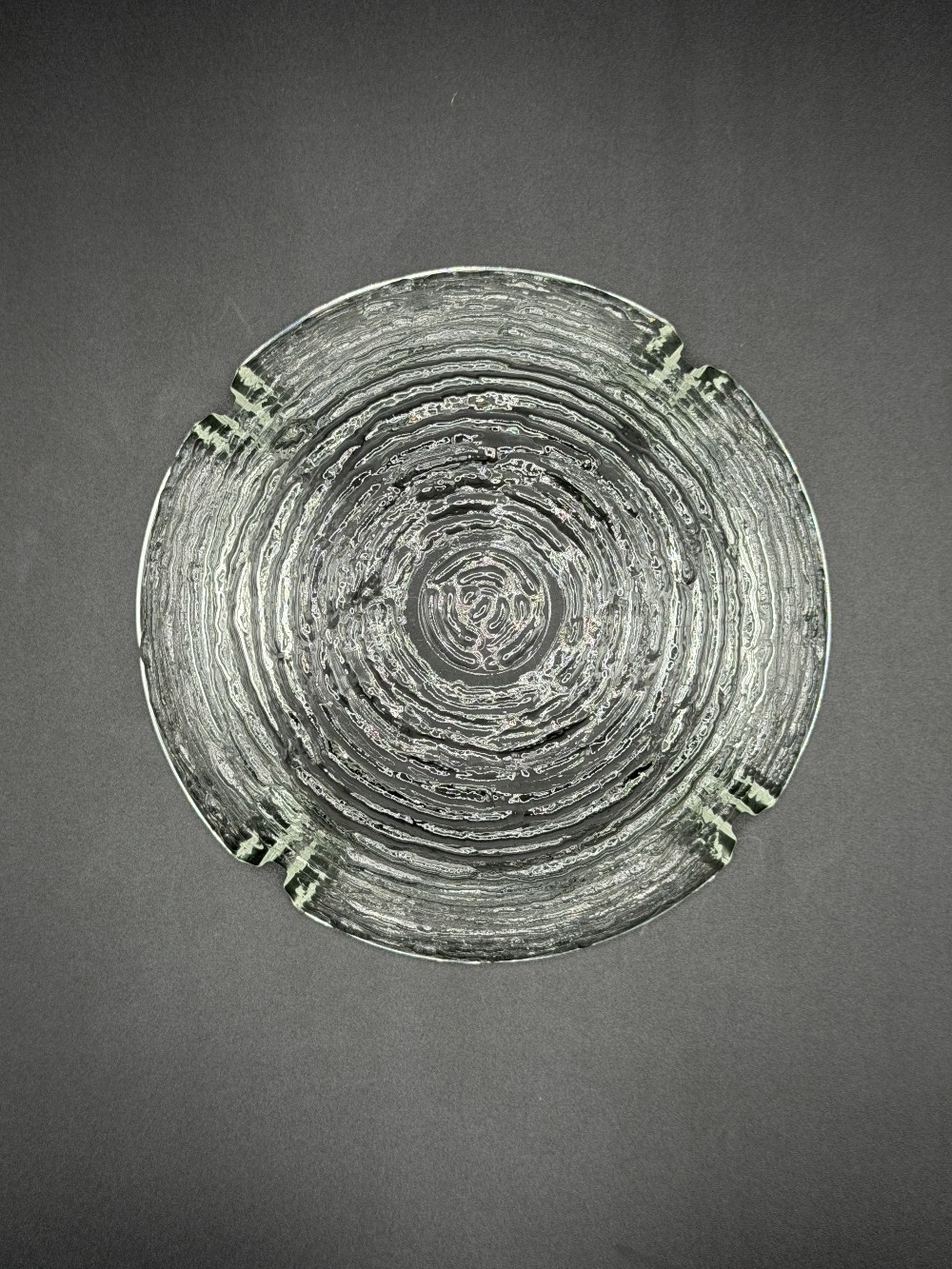 Vintage Iittala Finland Seita Glass Ashtray by Tapio Wirkkala