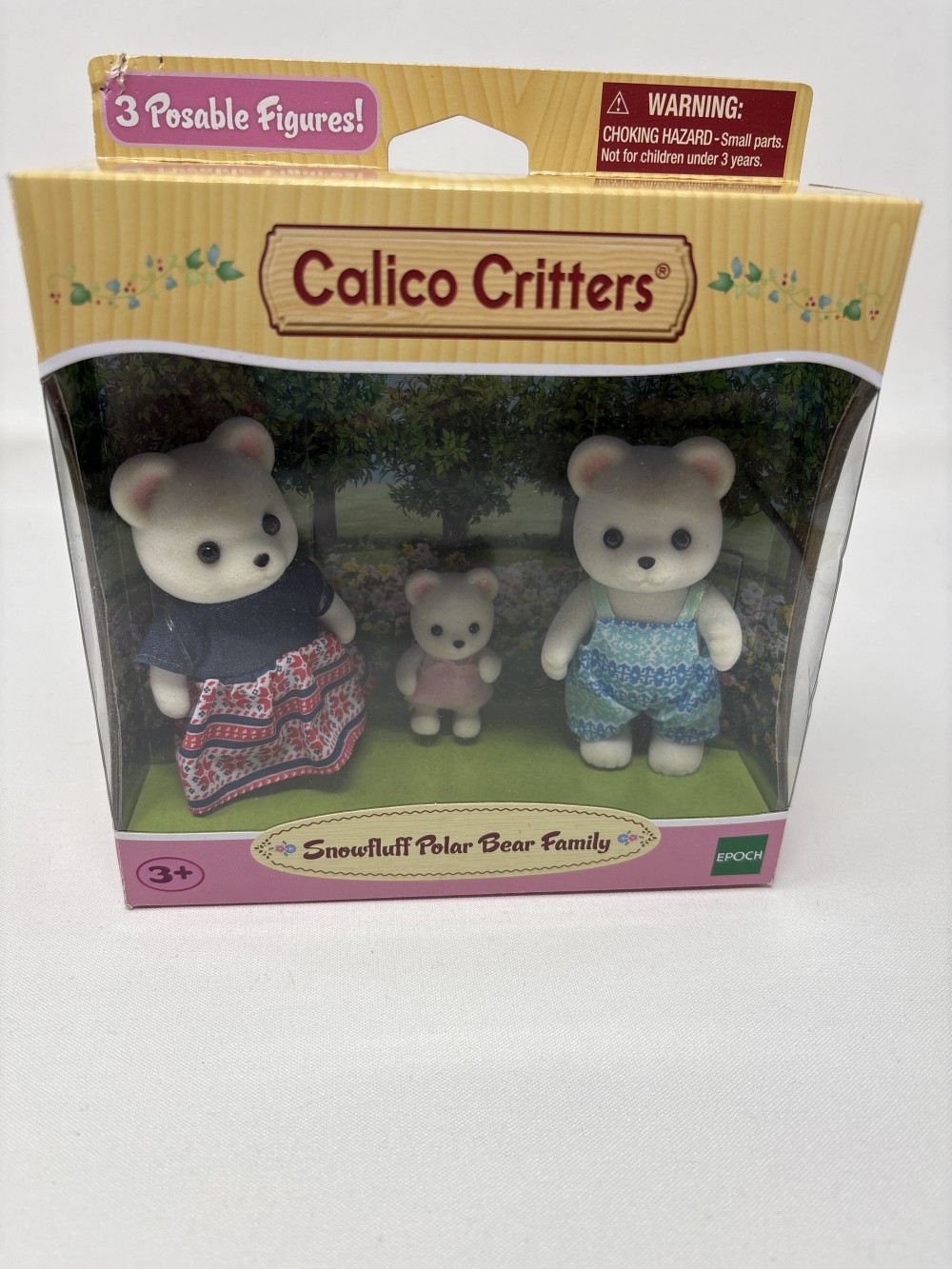 Calico Critters Snowfluff Polar Bear Family