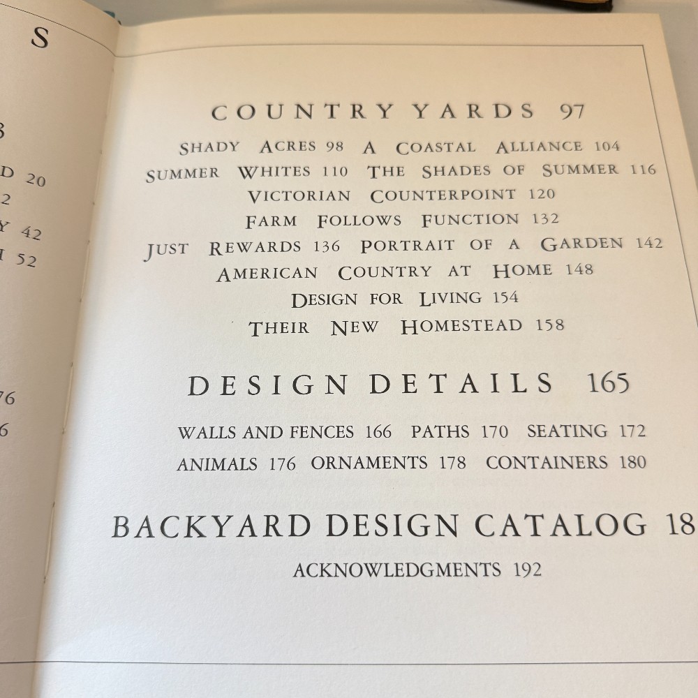 The Backyard Book – Tricia Foley, 1988