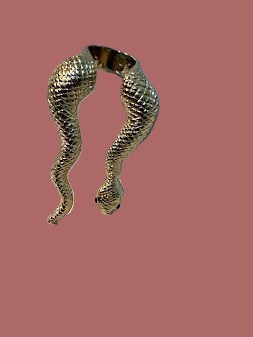 Vintage Large Snake Ring Odd Ring and Huge Halloween