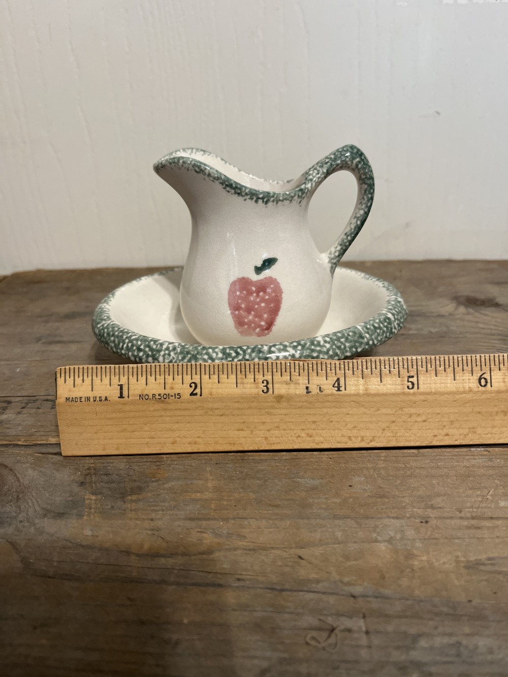 Vtg Loomco mini pitcher/bowl set
