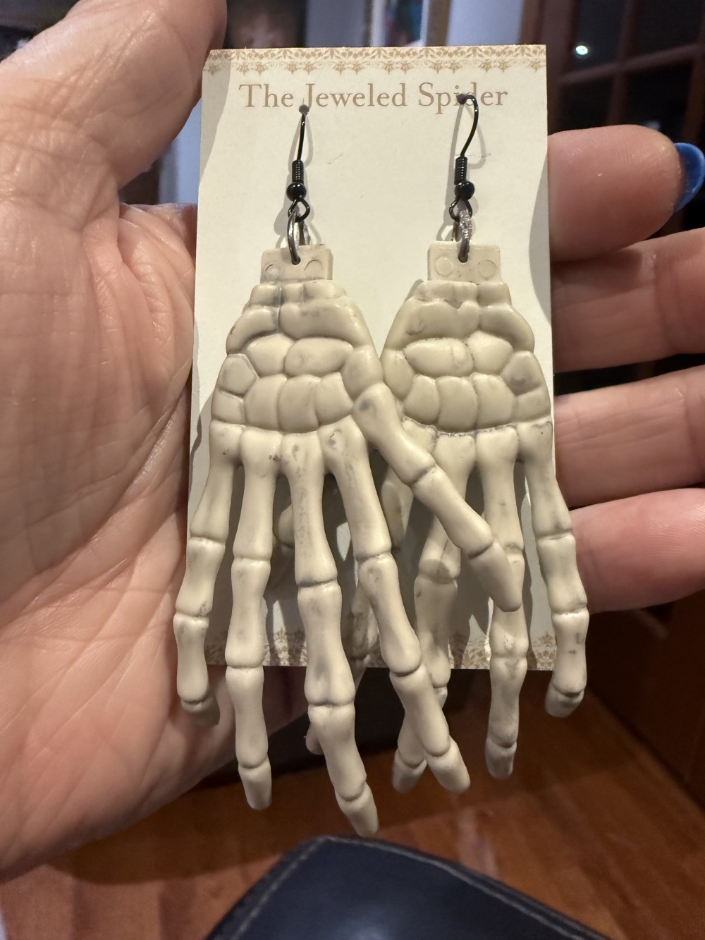 Earrings - Skeleton Hands