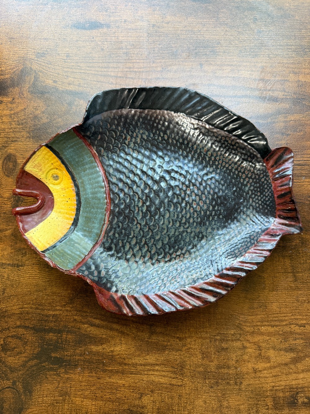 Pottery Fish Platter
