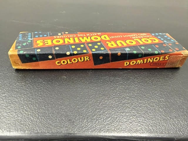 Spears England Colored Dots Dominoes For Children That Couldn't Count