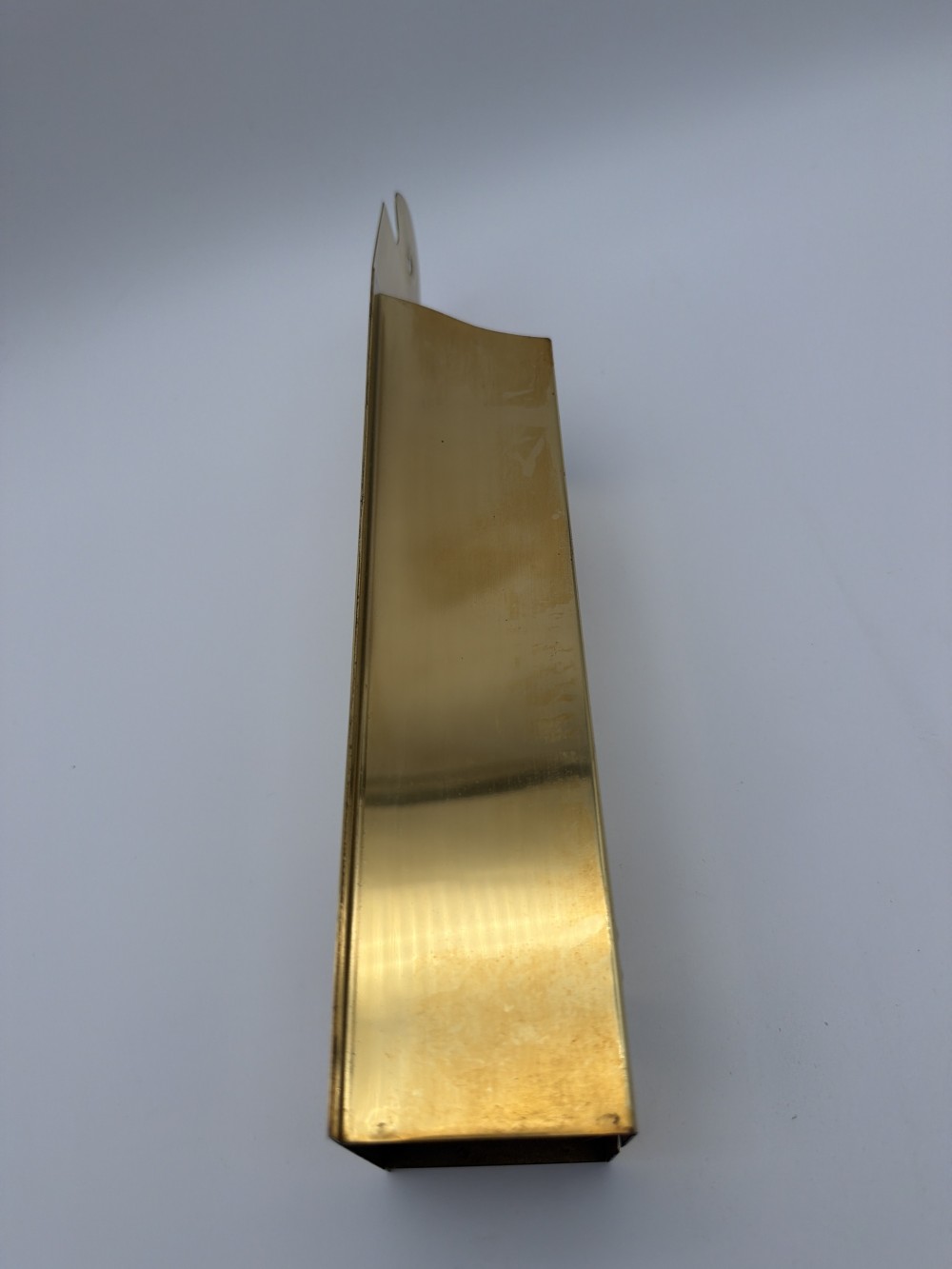 Vtg Brass Wall-Mounted Match Holder