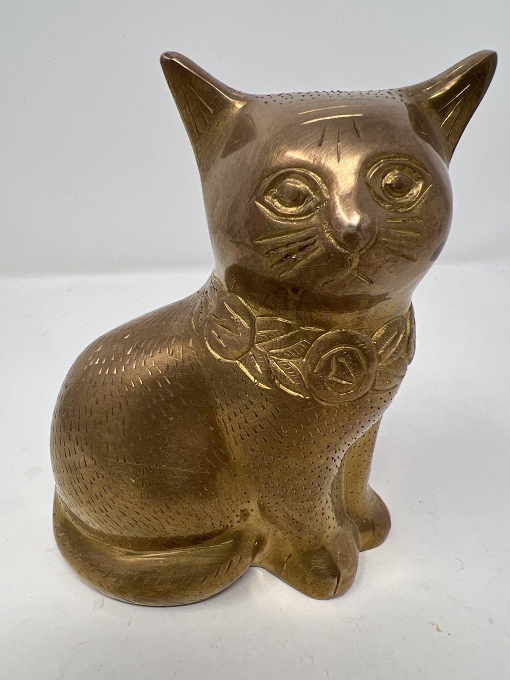 Vintage Brass Cat