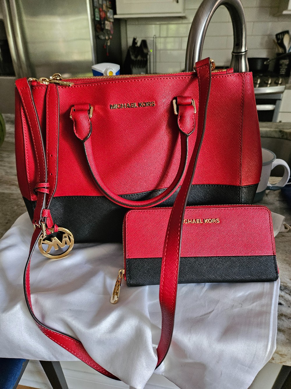 Michael Kors purse and wallet