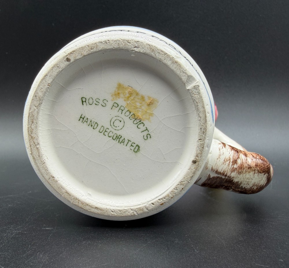 Vintage 1950s Ross Products Whistle For Your Milk Ceramic Child's Mug – Made in Japan Kitsch