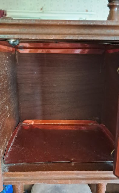 Smoking Stand-Humidor Side Table