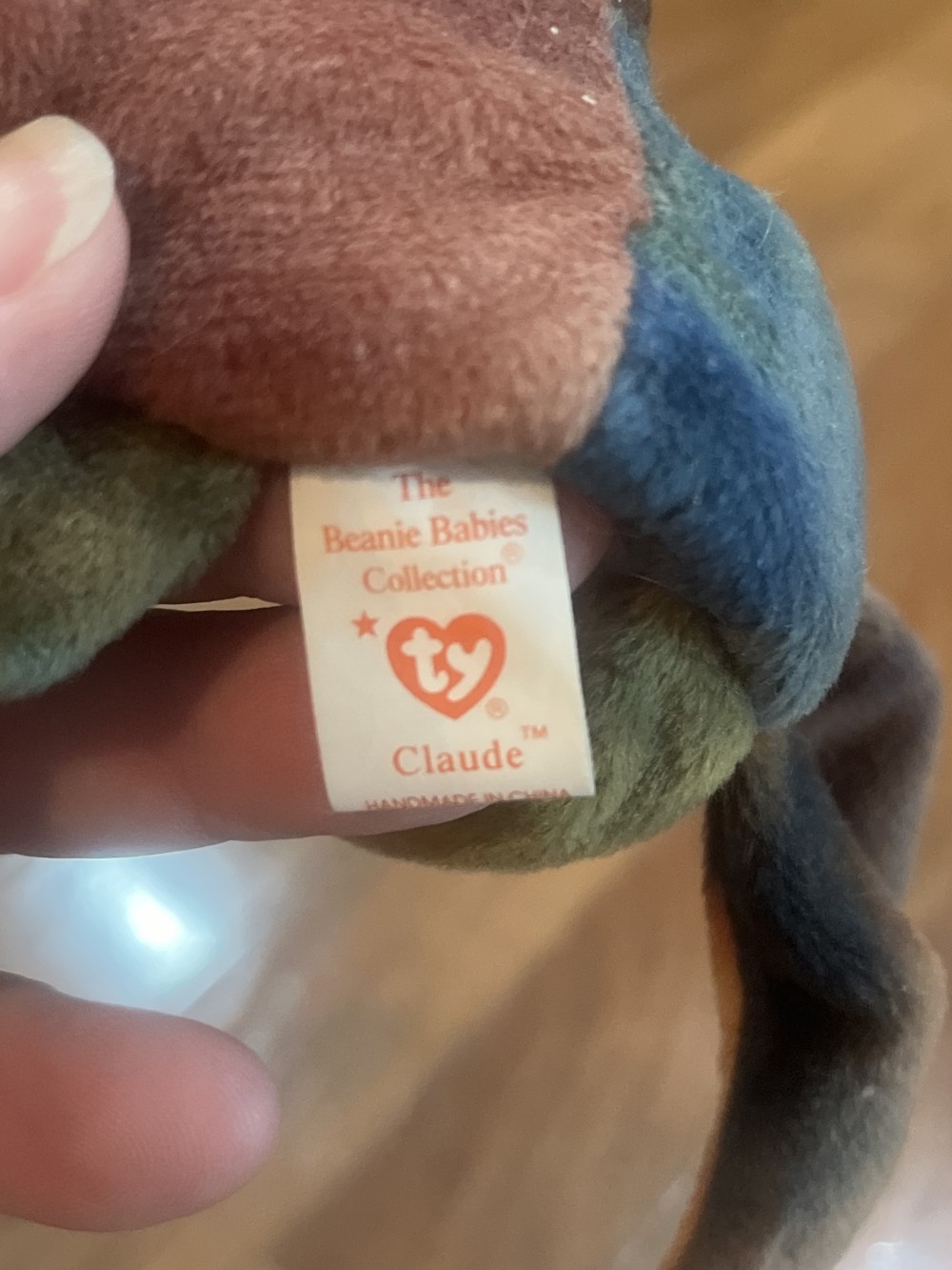 Claude Beanie Baby