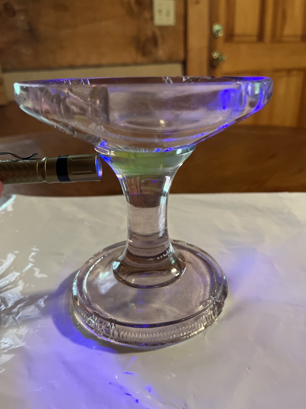 1890s Amethyst Glass compote