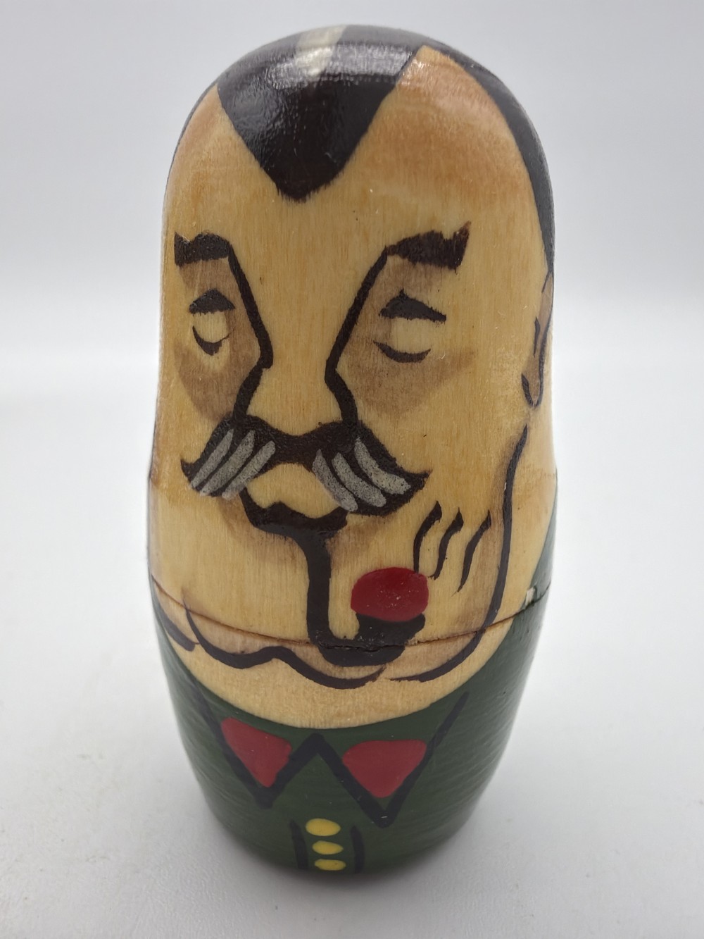 Vintage Russian Political Matryoshka Nesting Doll Set