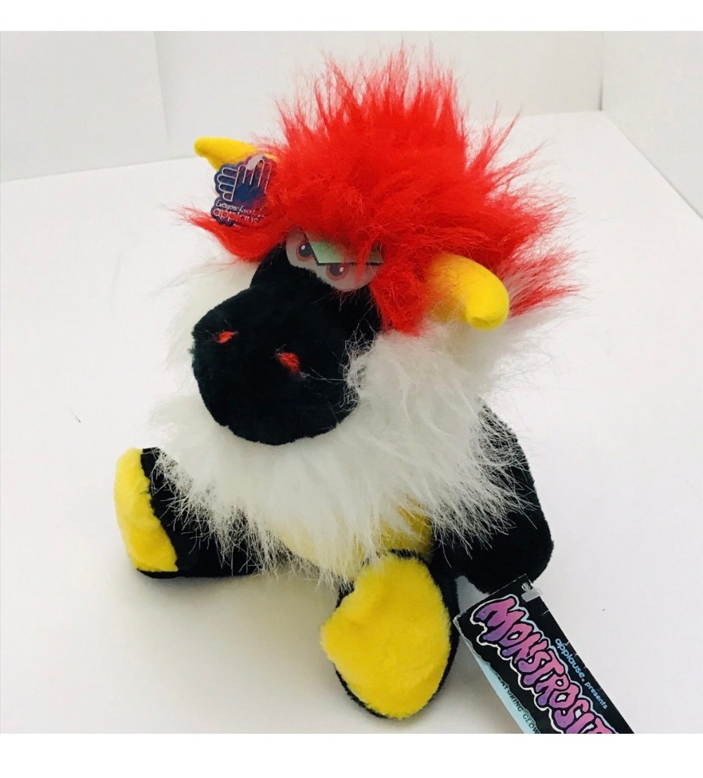 Plush Applause Monstrosities Vintage Monster Plush 1988 Glow In The Dark Eyes NOS 12.5