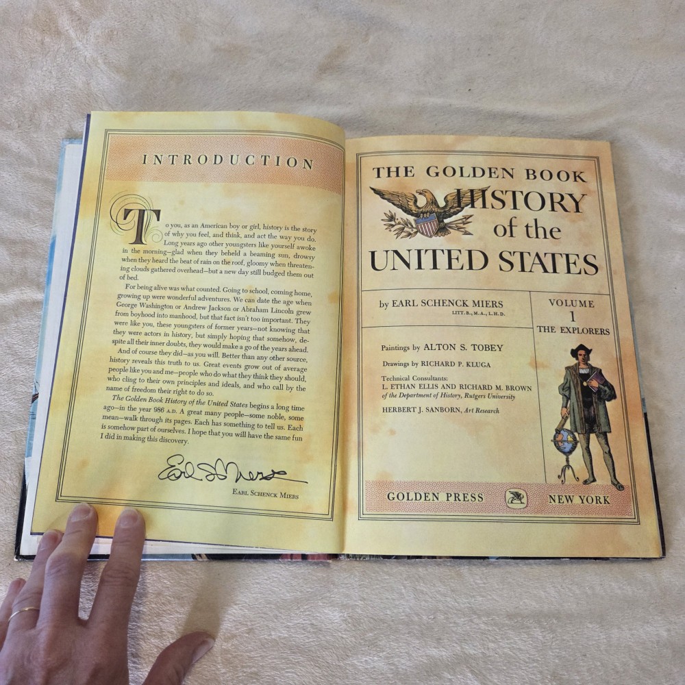 1959 The Golden Book History of the US 1