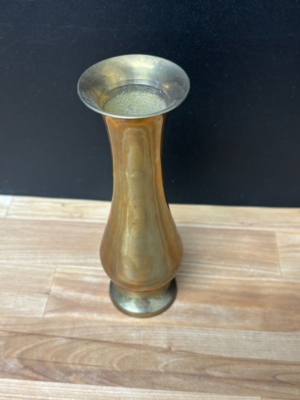 Brass Bud Vase Solid Brass Hand Made in India 6 Inch