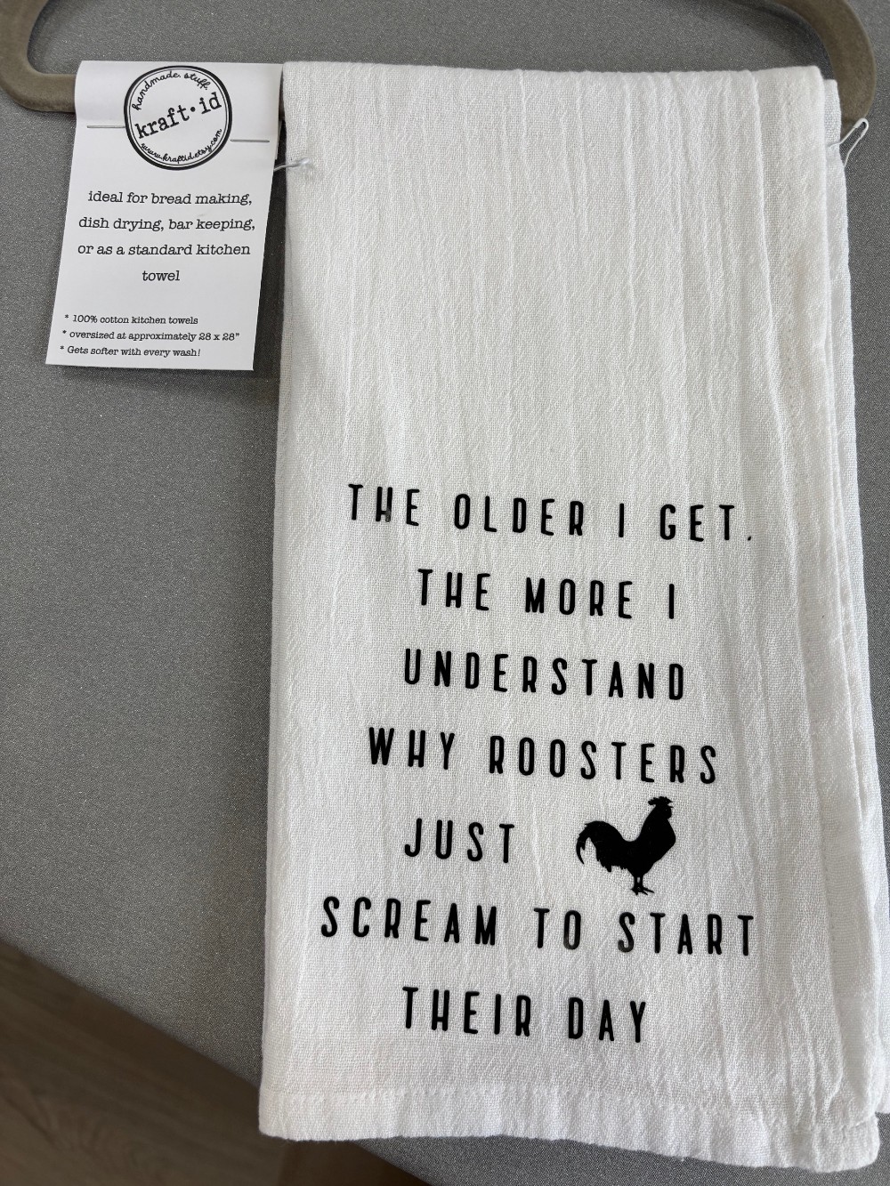 Quirky Hand Towel :  K14