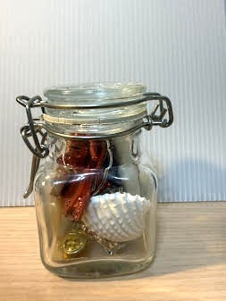 Smalll Mason Crow Jar