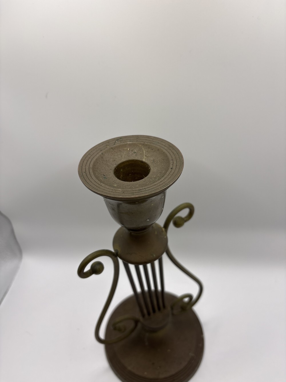 Brass Andrea By Sadek Harp Style Candle Holder