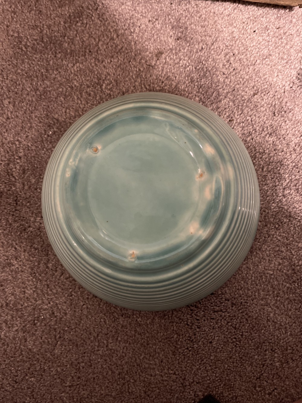 vtg 1940s Bauer Pottery mixing bowl