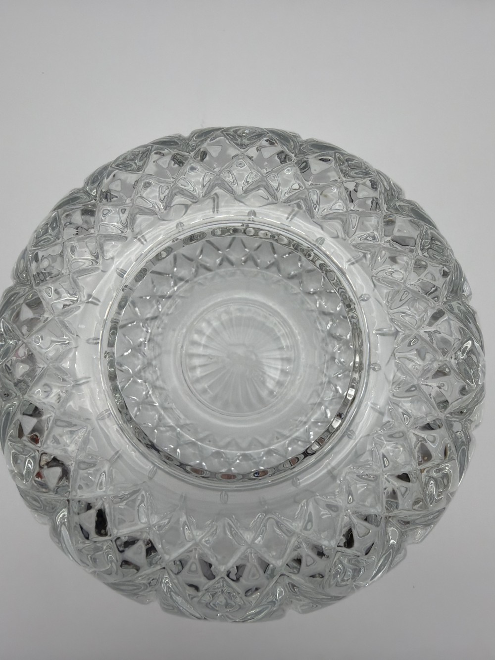 Indiana Glass for HOMCO Crystal Ball Fairy Lamp